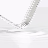 AmazingThing Minimal viedtālruņa apvalks iPhone 16 Plus silikona apvalks - caurspīdīgs