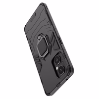 Ring Armor izturīgs hibrīda apvalks ar magnētisko turētāju OnePlus Nord N20 5G Melns