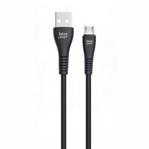 Kabelis USB A uz Micro USB Blue Star 2A 12W 1 m PJ-DG3-A melns