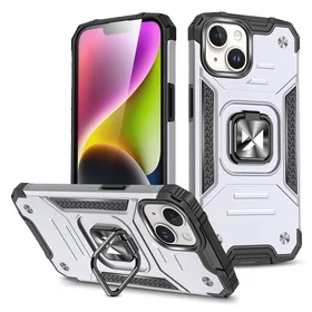 Wozinsky Ring Armor viedtālruņa apvalks iPhone 15 Plus - sudraba