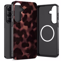 Tech-Protect Lamano MagSafe Maciņš for Samsung Galaxy S26+ - brūns and melns