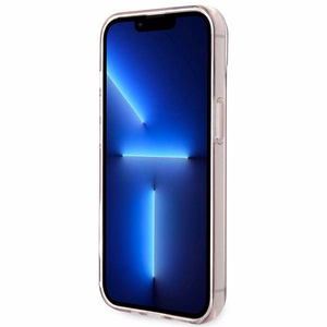 Karl Lagerfeld Caurspīdīgs Choupette Viedtālruņa apvalks iPhone 14 Plus / 15 Plus 6.7" - rozā
