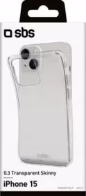 SBS Skinny Maciņš iPhone 15 Case caurspīdīgs