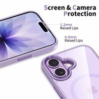 Tech-Protect MagMat MagSafe maciņš iPhone 17 caurspīdīgs violets
