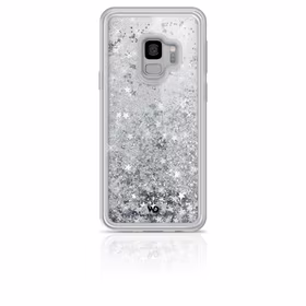 HAMA WHITE DIAMONDS Mirdzošs maciņš SAMSUN GALAXY S9 sudraba zvaigznes