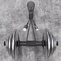 Dudao L9T 5A USB-A - USB-C kabelis 1m - melns