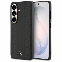 Mercedes Laurel Leaves Vertical Stripes MagSafe Maciņš for Samsung Galaxy S26 - melns