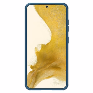 Nillkin Super Frosted Shield Pro viedtālruņa apvalks Samsung Galaxy S23+ ar statīvu zilā krāsā