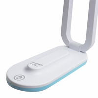 Collapsable LED desk Lampa 10W, 3000/4500/6000K, 1200mAh, zils, LTC