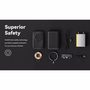 VEGER portatīvais lādētājs 10000 mAh ar bezvadu uzlādi, savietojams ar MagSafe PD QC3.0 2A 20W MagOn (VP1151 / W1151) balta