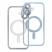 ELECTRO MAG COVER viedtālruņa apvalks saderīgs ar Magnētisko IPHONE 16 zils