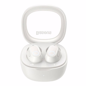 Bezvadu austiņas Baseus Bowie WM02 TWS, Bluetooth 5.0 (baltas) OS