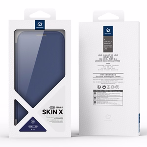 Dux Ducis Skin X Pro Viedtālruņa vāks ar MagSafe un maku - Zils