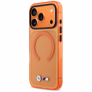 BMW M IML Metal Logos MagSafe чехол iPhone 17 Pro Max - Pro оранжевый