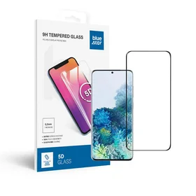 Aizsargstikls Blue Star - SAMSUNG Galaxy S20+ pilna seja (pilna līme/saderīgs ar apvalku) - melns Aizsargstikls Blue Star