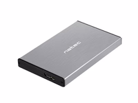 NATEC HDD ENCLOSURE RHINO GO (USB 3.0, 2.5", pelēks)