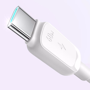 Joyroom S-A14 USB-C kabelis - USB-C 60W 1,2 m - Balts