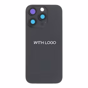 Aizmugurējais vāks saderīgs ar iPhone 16 Pro / Black Titanium / (bez NFC flex) / OEM