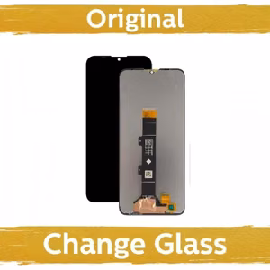 LCD дисплей совместимый с Motorola E20 XT2155 чёрный (восстановленный: Китай)