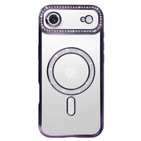 Viedtālruņa apvalks Bling Magsafe Case for Iphone 17 Air - violets
