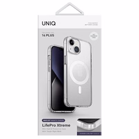 Uniq LifePro Xtreme Magclick Charging viedtālruņa apvalks iPhone 14 Plus - caurspīdīgs