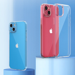 iPhone 15 Plus apvalks no Ultra Clear sērijas caurspīdīgā krāsā