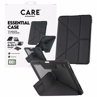 Care by PanzerGlass Y salokāms apvalks iPad Air 11" 2025 (7. paaudze) / iPad Air 11" 2024 (6. paaudze) - melns
