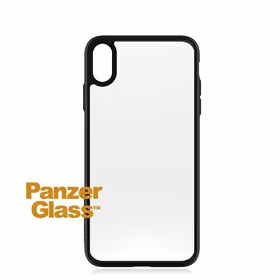 PanzerGlass ClearCase iPhone Xs Max melns/melns
