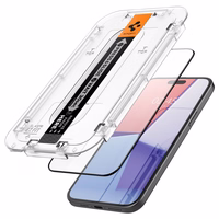 Spigen Glas.tR EZ Fit FC rūdītais stikls iPhone 15 Plus - melns