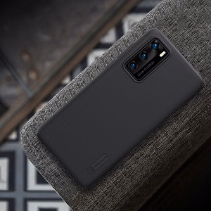 Nillkin Super Frosted Shield vāciņš ierīcei Huawei P40, melns