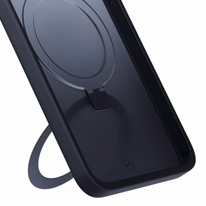 3mk Smoke viedtālruņa apvalks Mag&Stand Apple iPhone 12 Pro Max - melns