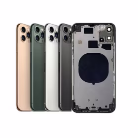 Aizmugurējais vāciņš Saderīgs ar iPhone 11 Pro Max full housing / Matte Zeltains / OEM