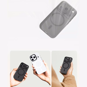 Benks Magnētiskais Lucid Armor apvalks iPhone 17 balts (0067) kamera vadības poga