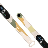 Siksniņa Moro josla Xiaomi Mi Band 3 / 4 silikona siksniņa pulksteņa aproce raksts 10