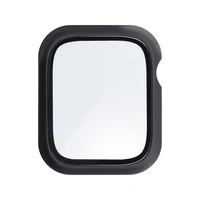 Bestsuit apvalks ar hibrīdo stiklu Apple Watch sērijai 7/8/9-41mm - grafīts