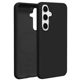 Etteri Silicone Mag case for Samsung Galaxy S25 Plus black