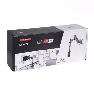 Maclean MC-775 monitor mount / stand 81.3 cm (32") pelēks Desk