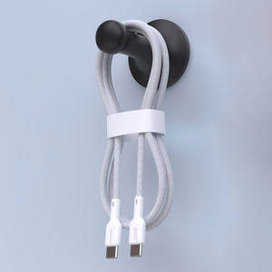 Dudao L9C Max 240W PD USB-C - USB-C kabelis 1.2m - balts