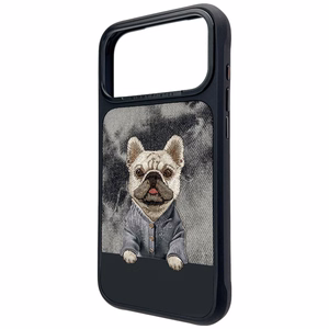 Nimmy Gentle Pets Series Dog MagSafe maciņš iPhone 17 Pro melns