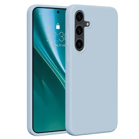 Etteri silikona viedtālruņa apvalks Samsung Galaxy S24 Plus gaiši zils