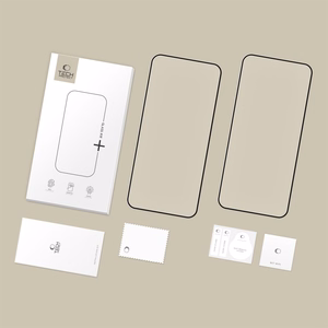 Tech-Protect Glass Fit+ 2-komplekts rūdītais stikls Xiaomi Redmi 15C / Poco C85 - Melns