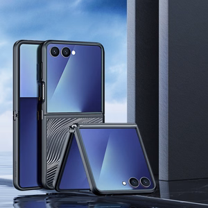 Telefona maciņš Dux Ducis Aimo Samsung F751 Z Flip7 melns