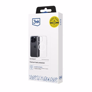 3mk Caurspīdīgs Magnētiskais apvalks Apple iPhone 16 Pro - caurspīdīgs