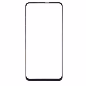 Outer Screen Glass Saderīgs ar Samsung A606 A60 2019 Melns HQ