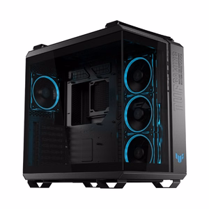 ASUS TUF Gaming GT502 Horizon datora korpuss MidiTower caurspīdīgs panelis ATX melns