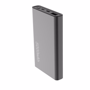 Setty Recycling portatīvais lādētājs 5000 mAh 12W pelēks QRPB5-12-18