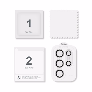 Crong Lens Ring rūdīta stikla kameras objektīvu aizsargs Samsung Galaxy S24 Ultra, caurspīdīgs