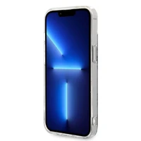 Komplekts Guess GUBPP14MH4EACSB apvalks + lādētājs iPhone 14 Plus 6.7" zils/zils cietais apvalks 4G Print Magnētiskais