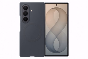 Samsung Galaxy Z Fold8 Ultra silikona magnētiskais vāciņš ar 2 pretatspīduma plēvēm, grafīta krāsā