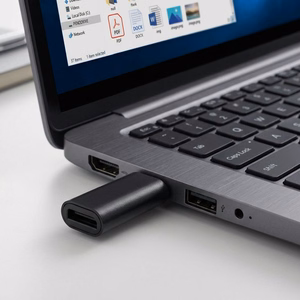 Adapteris Micro USB to Type C Blue Star - melns